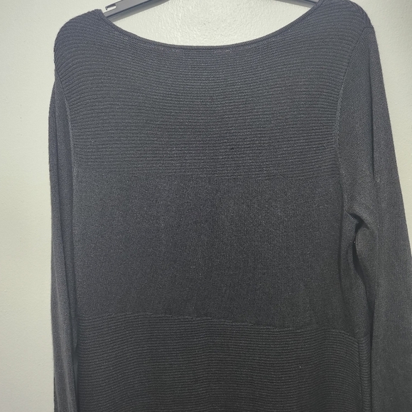 Ann Taylor Women's Black Long Sleeve Sheath Dress Size XL Wool Blend - Picture 9 of 10
